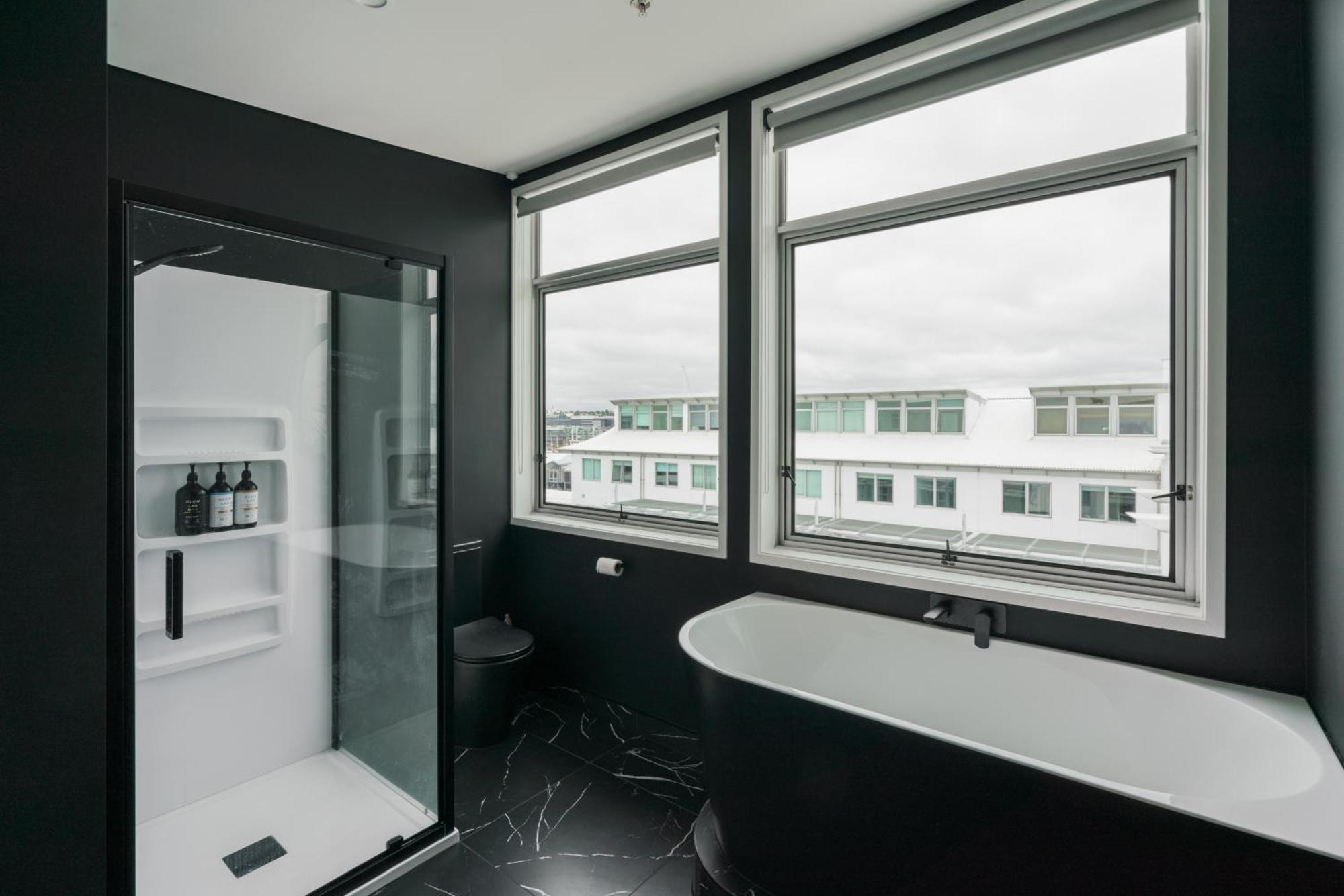 Penthouse Apartment With Stunning Harbour Views Auckland Dış mekan fotoğraf